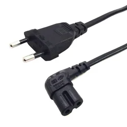 Enhanced European AC Power Cord - Schuko to C7 Figure 8 - 3m/5m Length (Eblow 2meter)