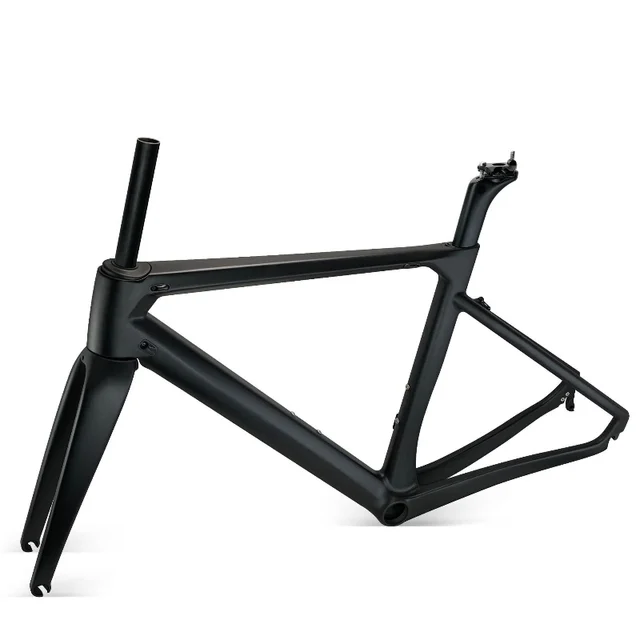 Vélo de route en carbone V/jante/frein à disque cadre de vélo de route en Fiber de carbone 1
