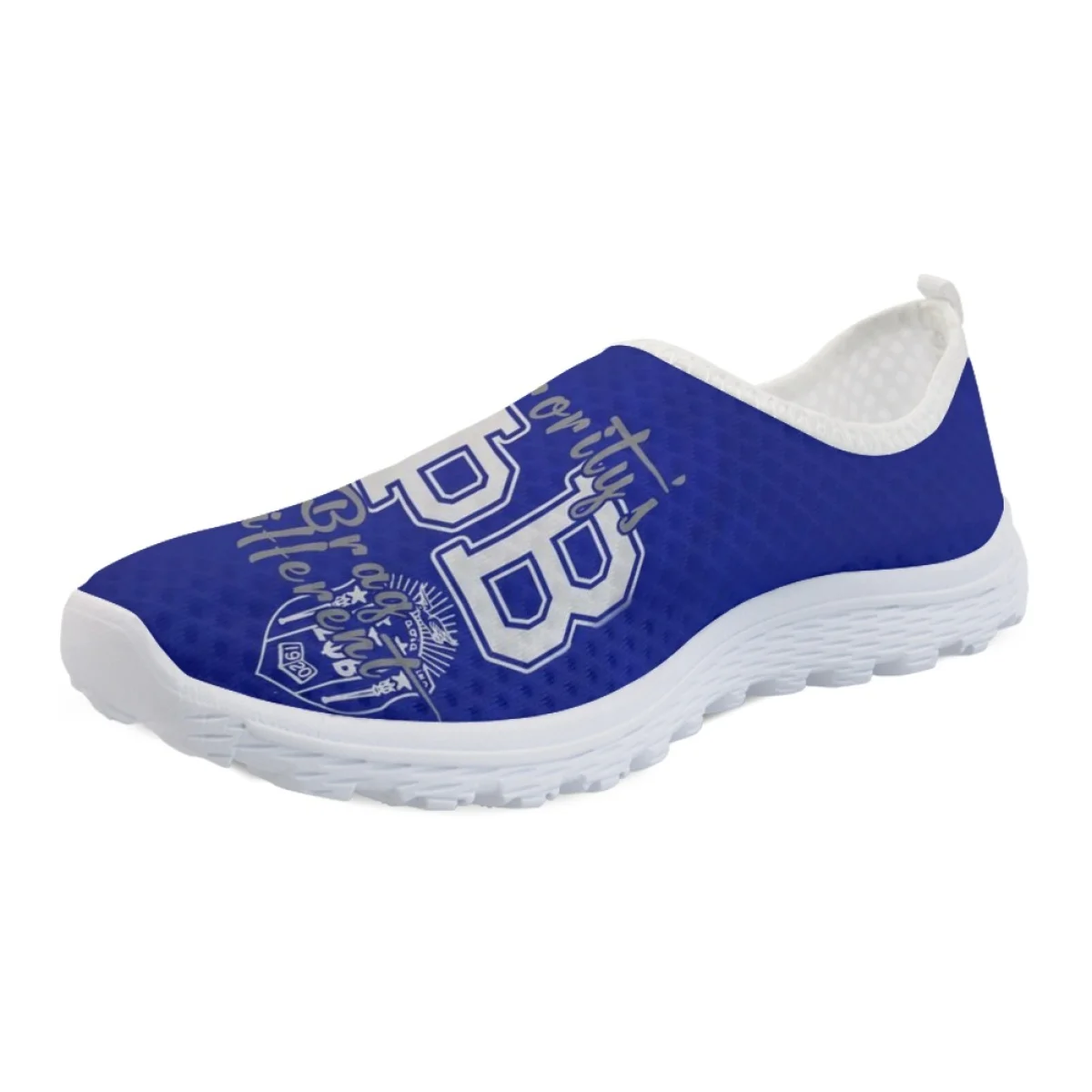 Drop Ship 1pcs Phi Beta Sigma Women's Shoes Flats Sneakers Summer Fashion Running Shoes for Student Girls Beach Walking Footwear