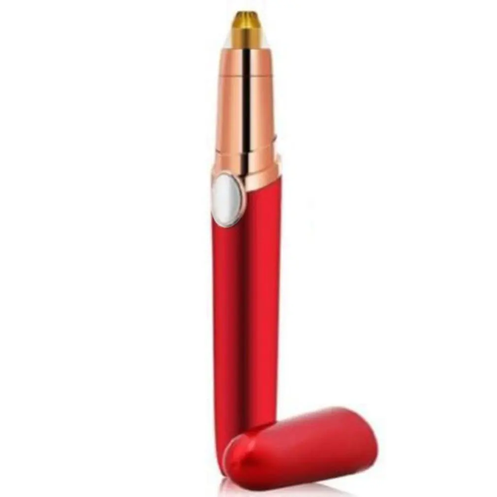 Eyebrow USB hair Trimmer Painless Eye Brow Epilator Lipstick Shaver Nose Hairs Mini Shaver Razors Facial Hair Remover Women 5