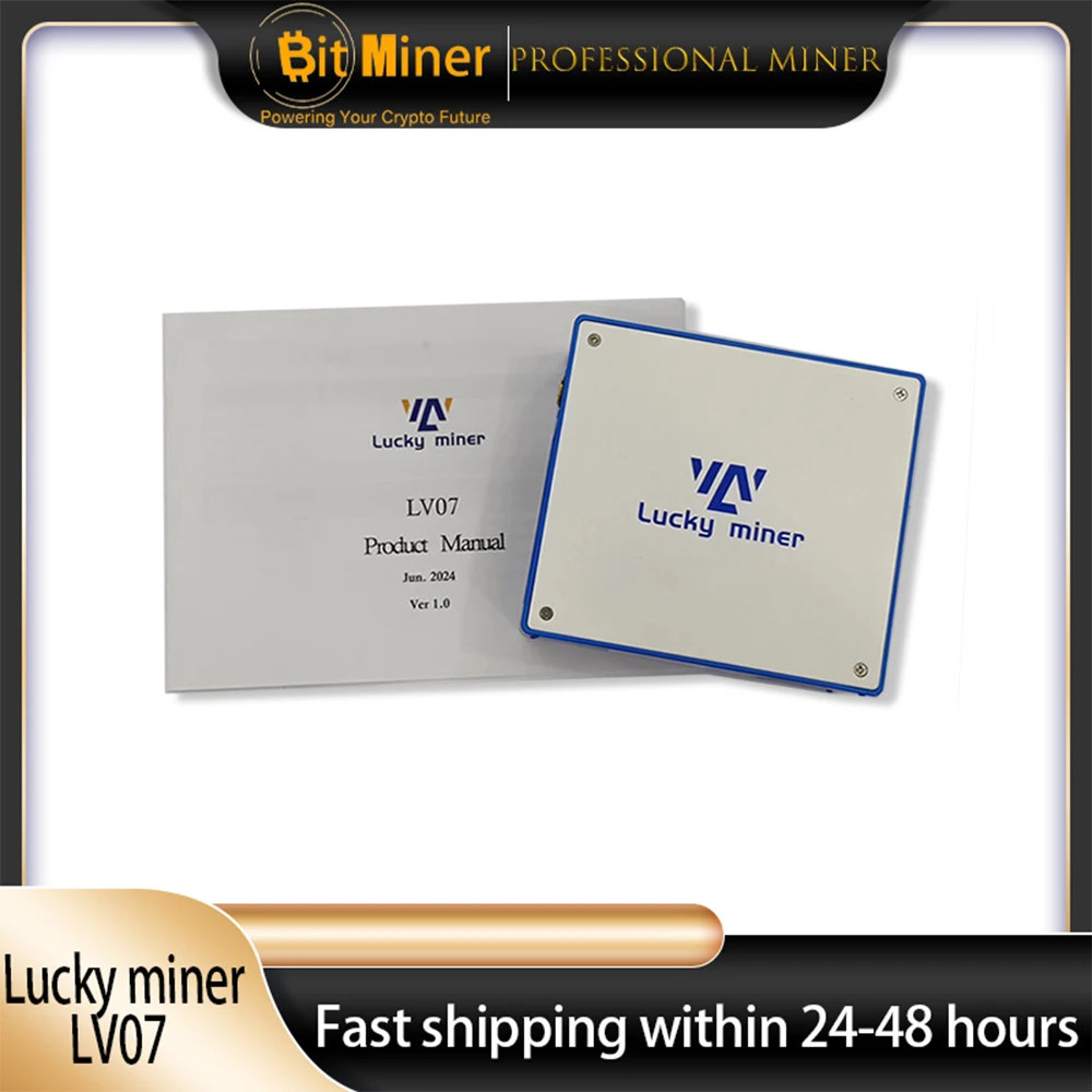 SHA-256 Solo Miner Bitcoin Miner – Low Noise 25W SHA-256 ASIC For Home  Crypto Mining Lucky Miner LV07 1TH/s