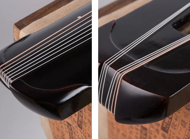 Fuxi Guqin 7 Strings Paulownia Wood Guqin Instrument Black