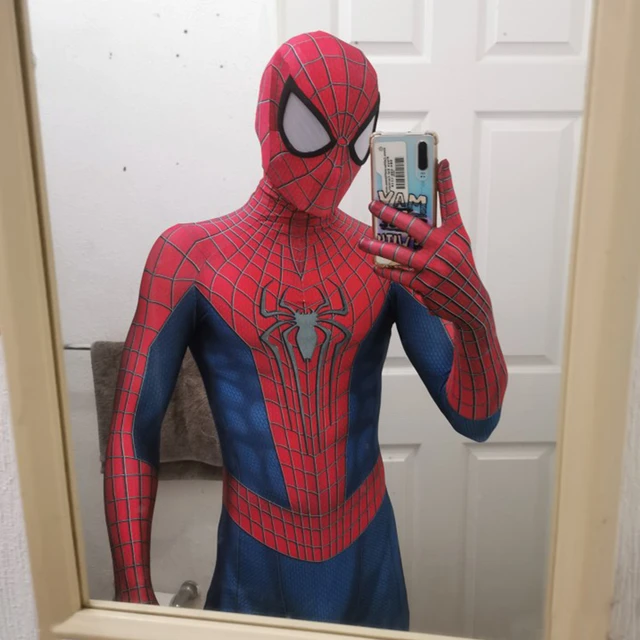 Amazing Spiderman Kids Cosplay Costume  Amazing Spiderman Costume Adult -  Halloween - Aliexpress