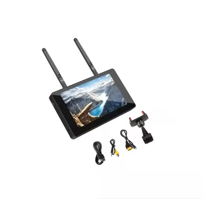Moniteur FPV Eachine Moneagle avec batterie 4000mAh et antennes, prêt pour le drone