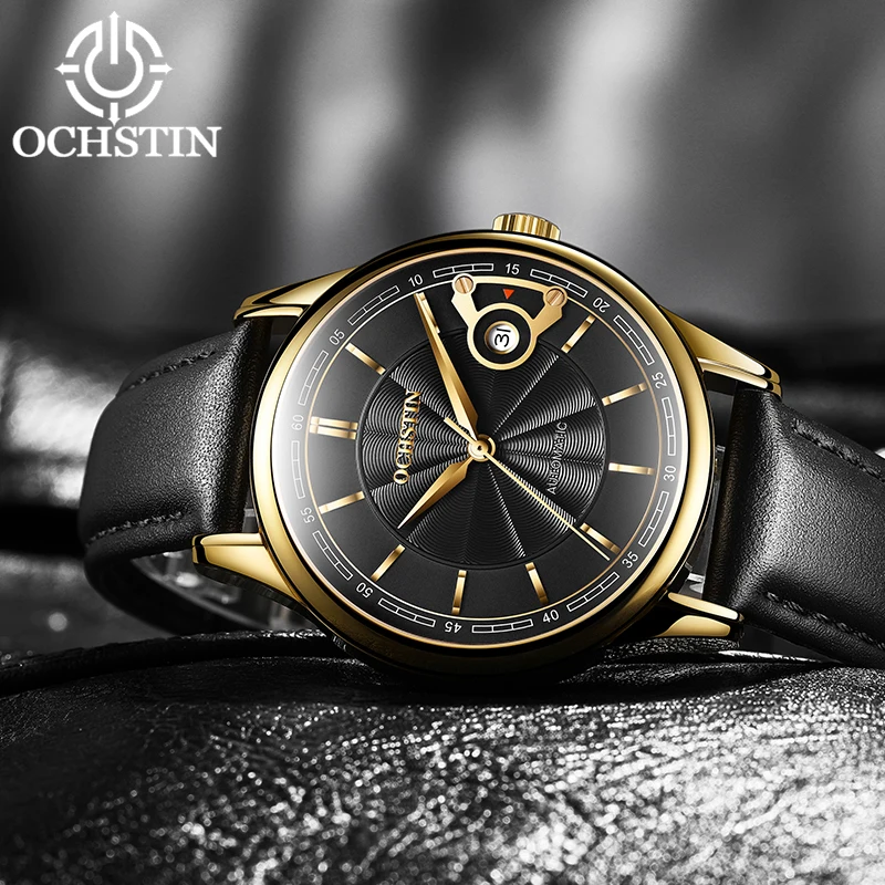 OCHSTIN new 2024 simple and comfortable Masterpiece craftsman series automatic mechanical movement watch men's mechanical watche