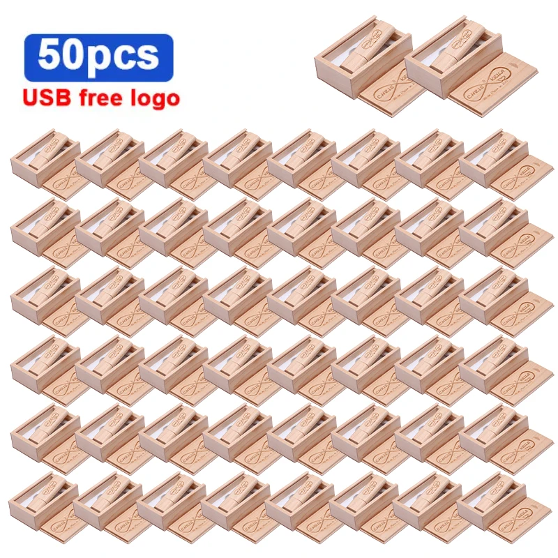 

50pcs/lot free custom logo Wooden USB flash drive pen driver wood chips pendrive 4GB 8GB 16GB 32GB memory stick for wedding Gift