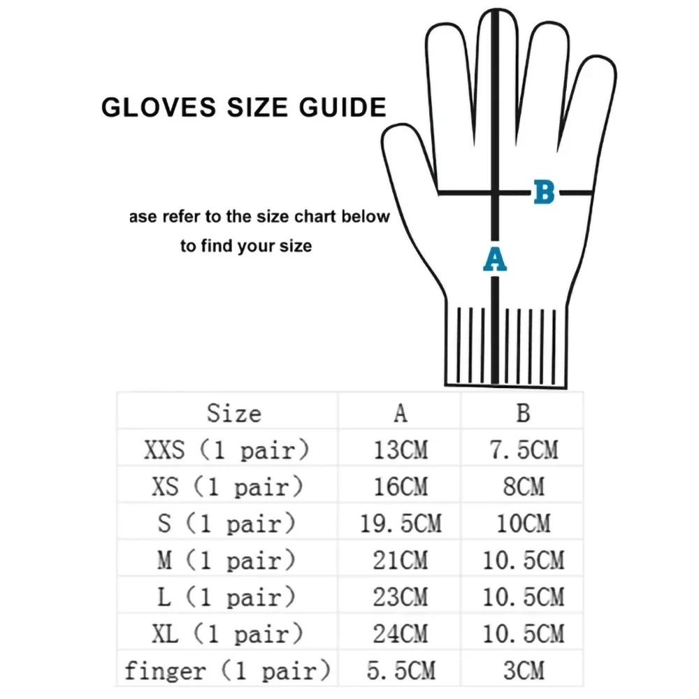 Gants de sécurité anti-coupure pour jardin PE niveau 5, haute résistance, anti-rayures, coupe de verre polyvalente, cuisine industrielle, jardinage