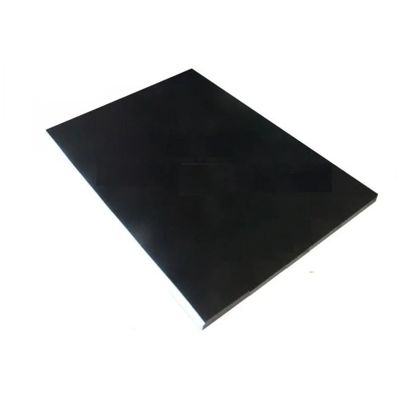 Matte Black Colour A4 Blank PVC Label for Gold/Silver Foil Printing Tag  Decoration Sticker