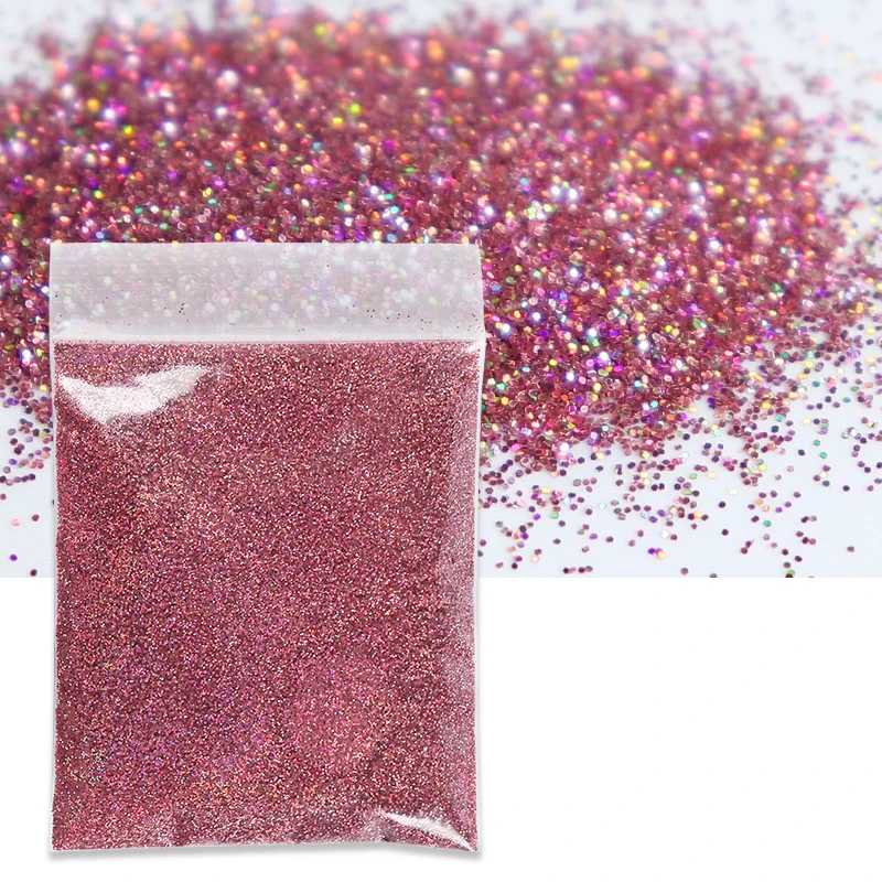 Holographic Fine Glitter Powder for DIY Crafting and Resin Art - 10g Gold & Silver Laser Sparkle
