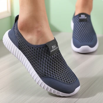 المرأة الصيف تنفس شبكة الأحذية المسطحة خصومات مريحة المرأة أحذية رياضية كاجوال المضادة للانزلاق أحذية نسائية شحن مجاني 2