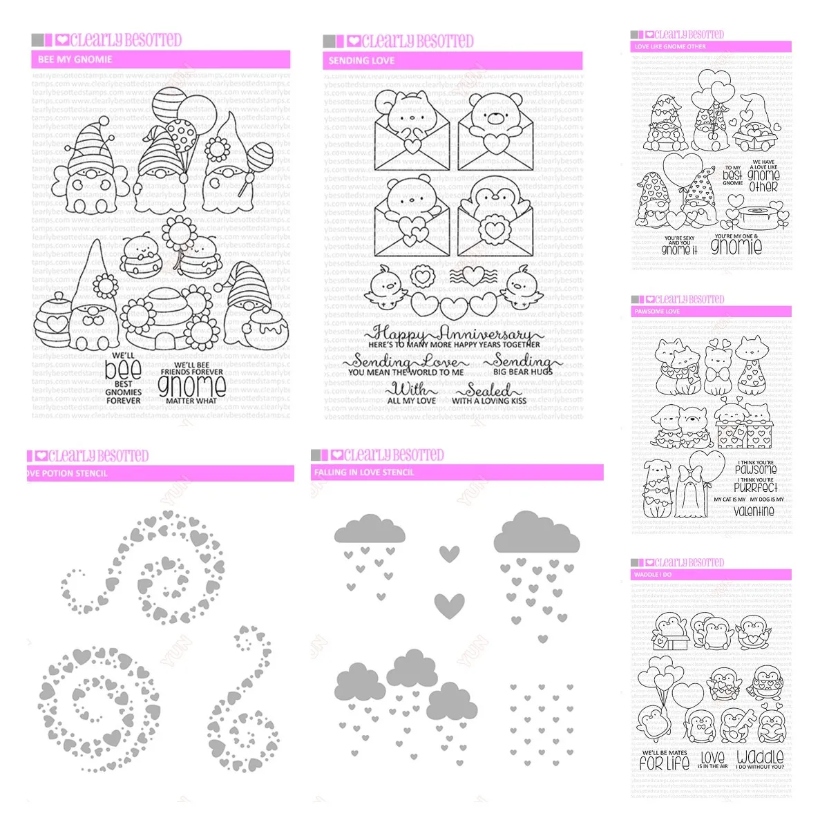 

A Little Love like Gnome Other Bee My Gnomie Metal Cutting Dies and Stamps DIY Scrapbooking Card Stencil Paper Cards Handmade