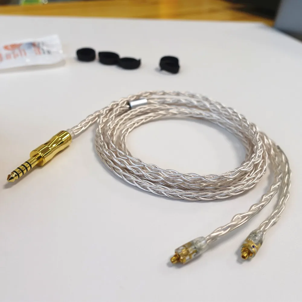 オリジナルaloオーディオsxc 8 iemハイファイイヤホンケーブル8コア