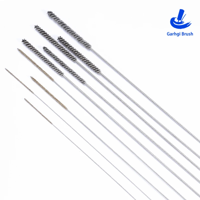수공구 브러쉬 60 x 300mm 긴 스테인레스 스틸 와이어 및 구리 와이어 청소 브러쉬 트위스트 인 와이어 파이프 브러쉬 녹 제거