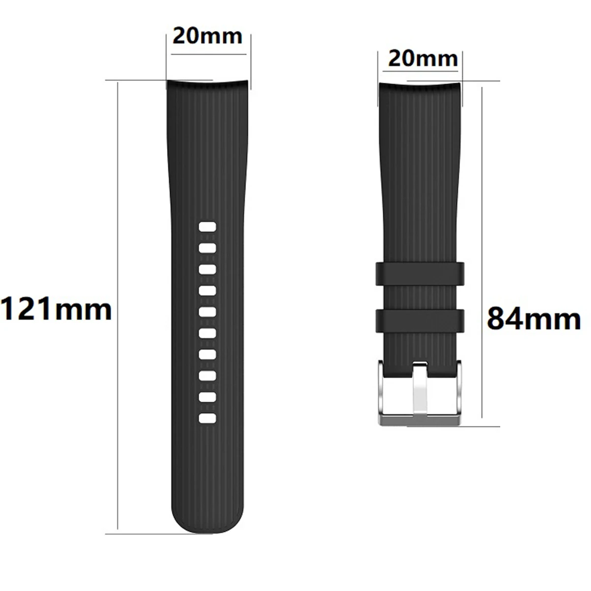 Silicone Smart Watch Strap for Samsung Galaxy Watch 3 45mm 41mm Galaxy Watch 42mm 46mm Replacement Bracelet for Gear S3 Wristban Silicone Smart Watch Strap for Samsung Galaxy Watch 3 45mm 41mm Galaxy Watch 42mm 46mm Replacement Bracelet for Gear S3 Wristban