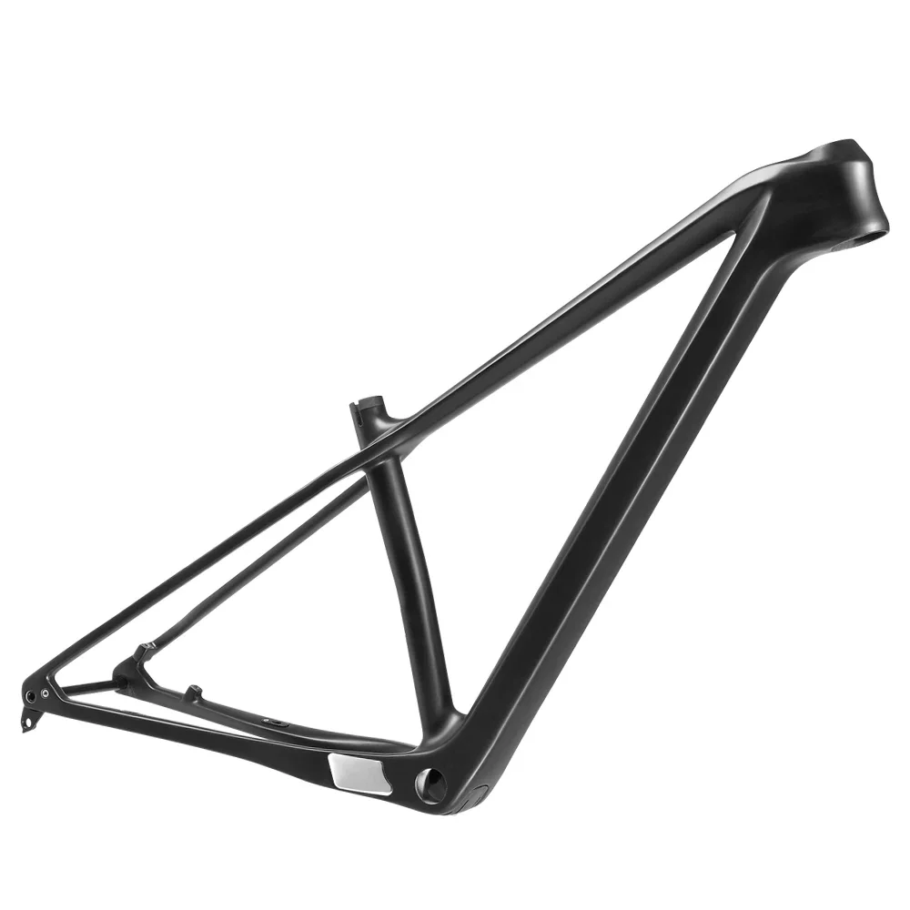 2025 렉손 카본 29er MTB 하드테일 프레임 148x12mm 쓰루 액슬 BSA 15/17/19인치 프레임셋 블랙 경량 XC 트레일 라이딩