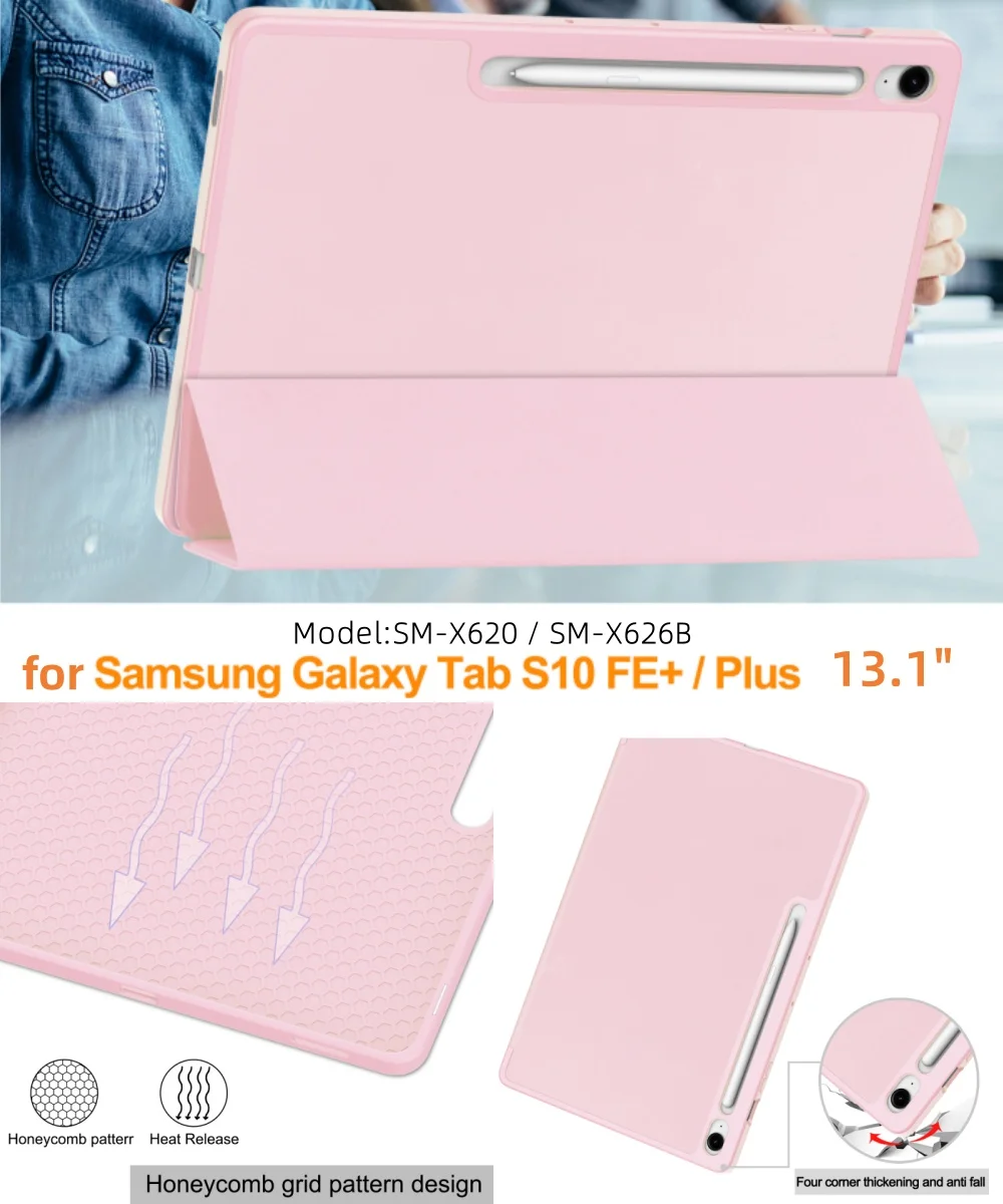 Soft Case with S Pen Holder and Tri-Fold Stand
