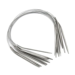 Stainless Steel Circular Knitting and Crochet Needle Set for DIY Weaving and Crafting (2.6mm)