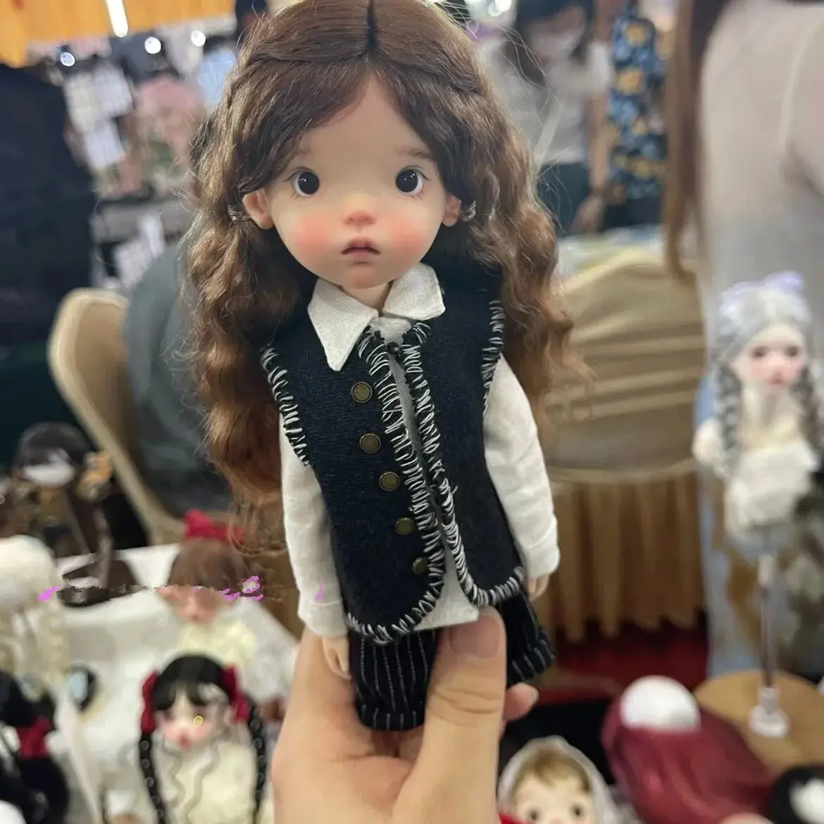 Doudou Girl 송진 인형 아트 모델 하이 퀄리티 장난감 선물, DIY 스팟..