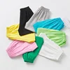 【LF】Kids Long Pants Cotton 90-150cm Boys Girls Solid Color Lantern Pants Slacks Children Casual Trousers for Spring Summer 5