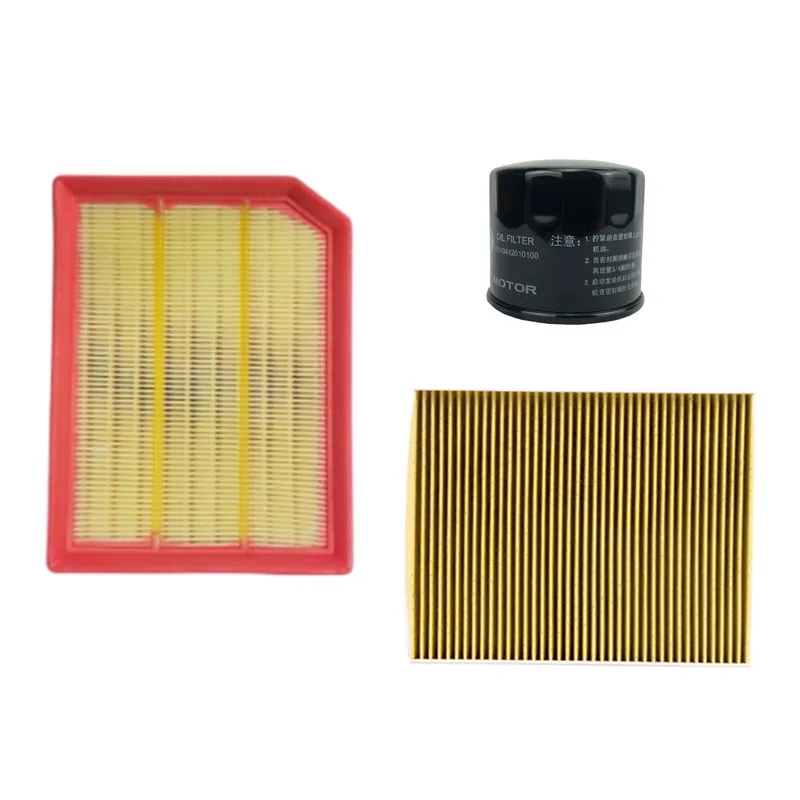 

3pcs/filter set for Geely Galaxy L6 L7 /1.5T-Plug-in hybrid/oil filter cabin air auto parts