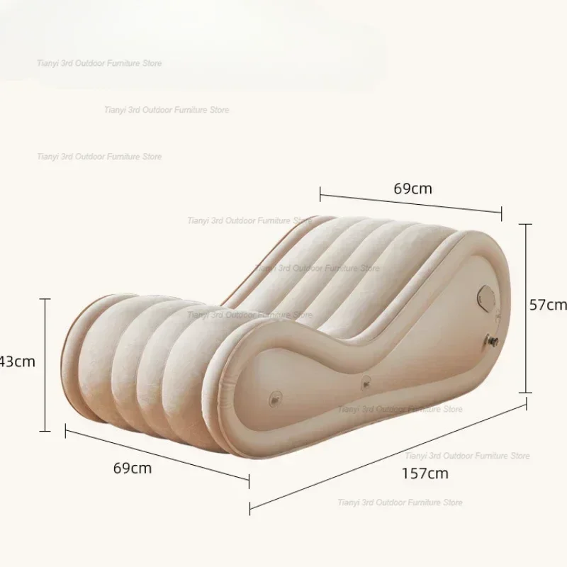 Nordic Easy To Carry Inflatable Seatings Camping Leisurely Modern Inflatable Seating Lazy Person's Outdoor Furniture Divano HBAS