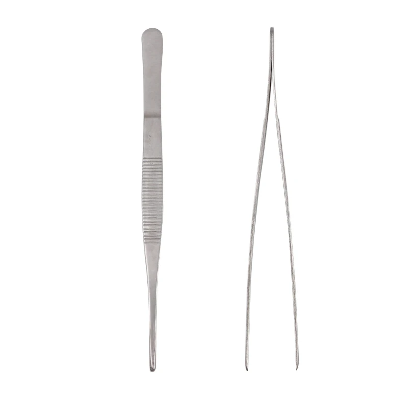 Dental Surgical Tissue Tweezer Dental Forceps Extraction Hemostat Medical Tweezers  Round Tip Straight 12cm Dental Surgery Tool - Dental Basic Instrument -  AliExpress