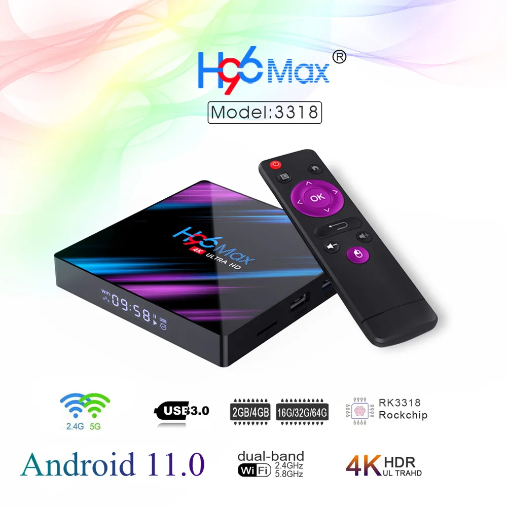 XIAOMI MI TV BOX S SMART 4K HDR Global Version 4K - SNGF MAROC