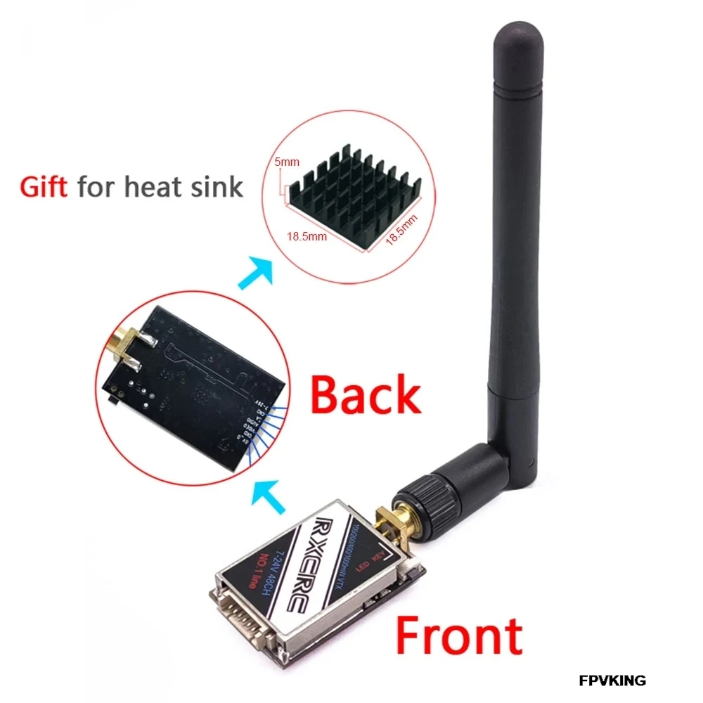 เครื่องส่งสัญญาณ FPV 5.8GHz สำหรับโดรนและเครื่องบินบังคับ