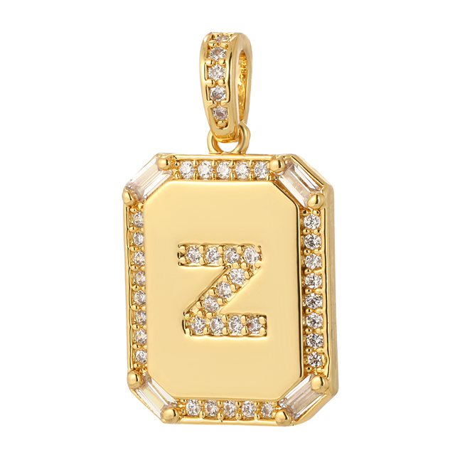26 Letter Alphabet Charms for Necklace Keychain Diy Accessories Gold Name Charms for Jewelry Making Supplies initial pendant