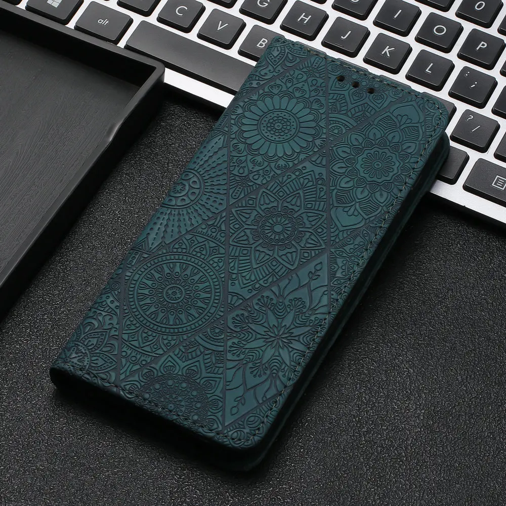 Per Poco X5 Pro X3 Nfc M4 M5S Premium Flip Case Emboss Portafoglio Porta Libri Xiaomi Poco M6 Pro X4 X 3 M3 Mi Poko C55 C51 5G Funda
