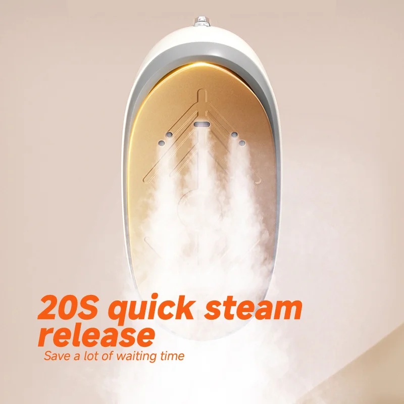 2-in-1 Handheld Steam Iron Garment Steamers Ironing Machine Travel Portable Ironing Machine Garment Ironing Machine Steamer 3