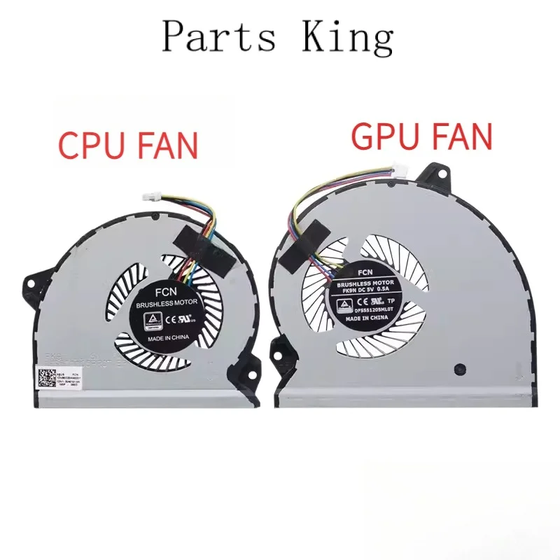 

Laptop CPU GPU Cooling Radiator fan for ASUS ROG Strix GL702 GL702VS GL702VSK FK9T FK9X Computer cooler fans 13NB0DZ0AM0201 0301