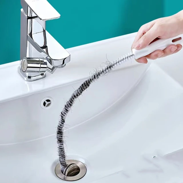 45cm Pipe Dredging Brush Bathroom Hair Sewer Sink Cleaning Brush Drain  Cleaner Flexible Cleaner Clog Plug Hole Remover Tool - AliExpress