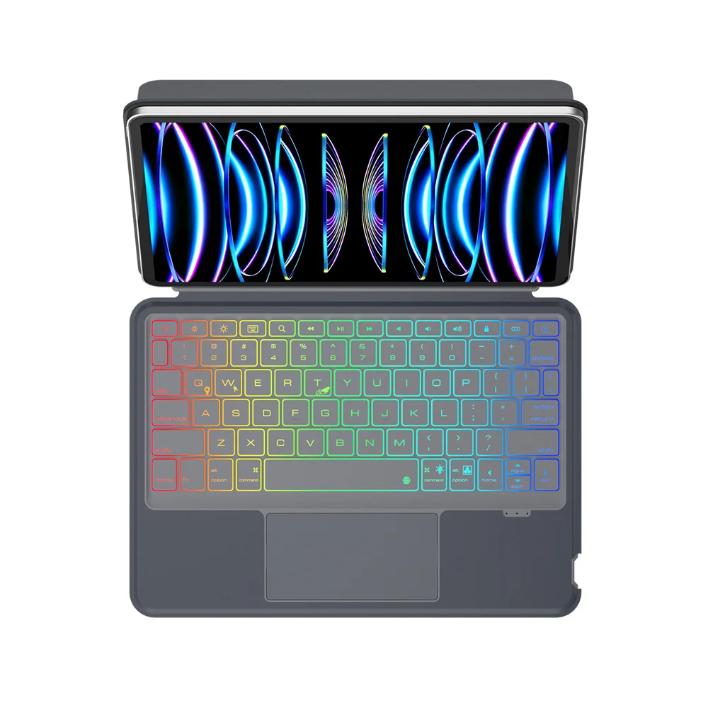 Magic Combo Touch Folio Tastiera Spagnola Ebraica Russa Per Ipad Pro 11 Pollici 1St 2Nd 3Rd 4Th Gen Air 4 5 2018 2020 2021 2022