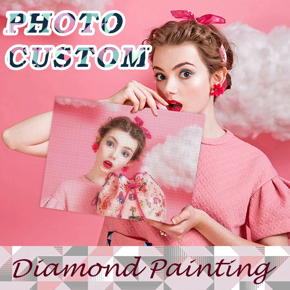 Photo 5D DIY Diamond Painting Handmade Gift Full Drill Diamond Embroidery Kit Mosaic Cross Stitch Home Decor