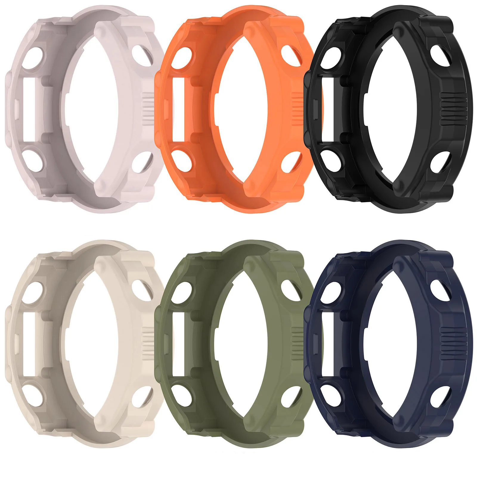 Silicone Protective Case for Amazfit T Rex Ultra Smart Watch Soft Protector Cover Shell for Amazfit T-Rex Ultra Accessories