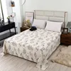 1Pc Thick Cotton Flat Sheet Printing High Quality Bed Sheet Various Sizes Can Be Customized 2