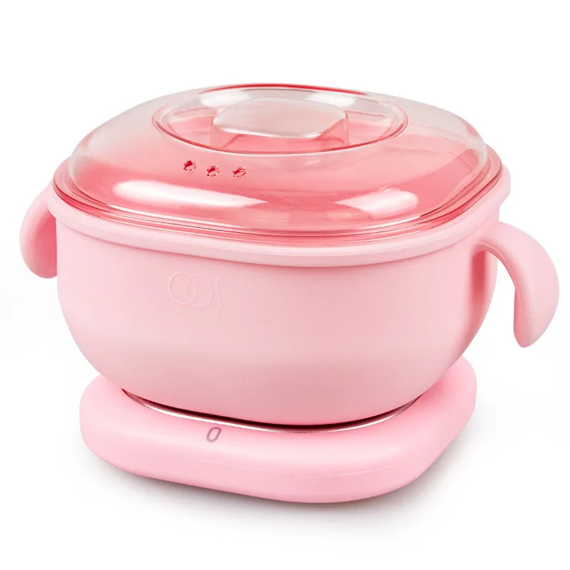 Foldable Depilator Wax Heater Silicone Wax Pot Heating Melting Bean Non-Stick Pan Easy to Clean Beauty Care