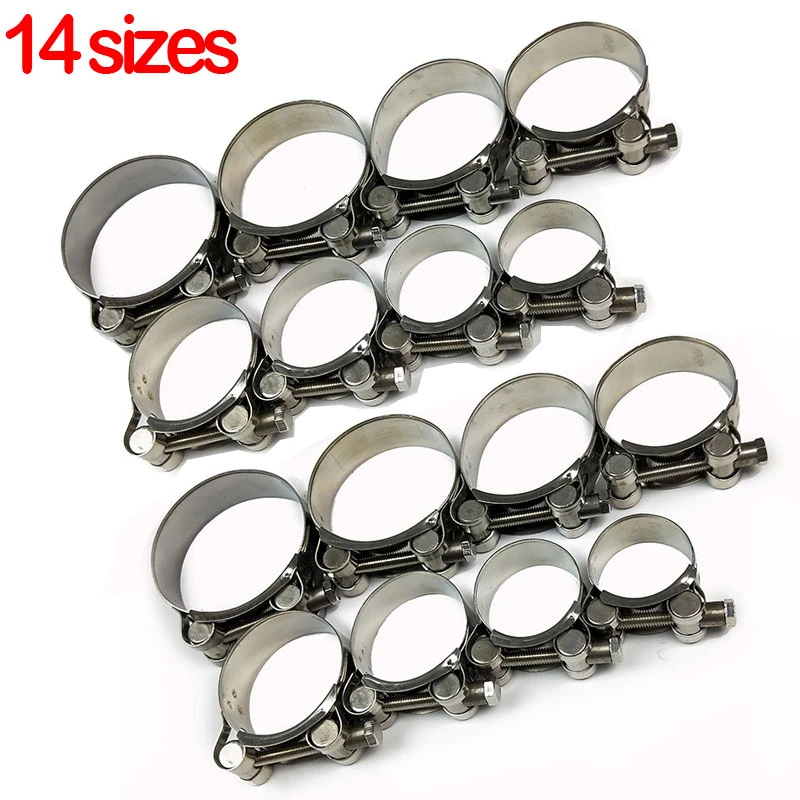 Motorcycle Accessories Stainless Steel 304 Single Exhaust Pipe Clamp