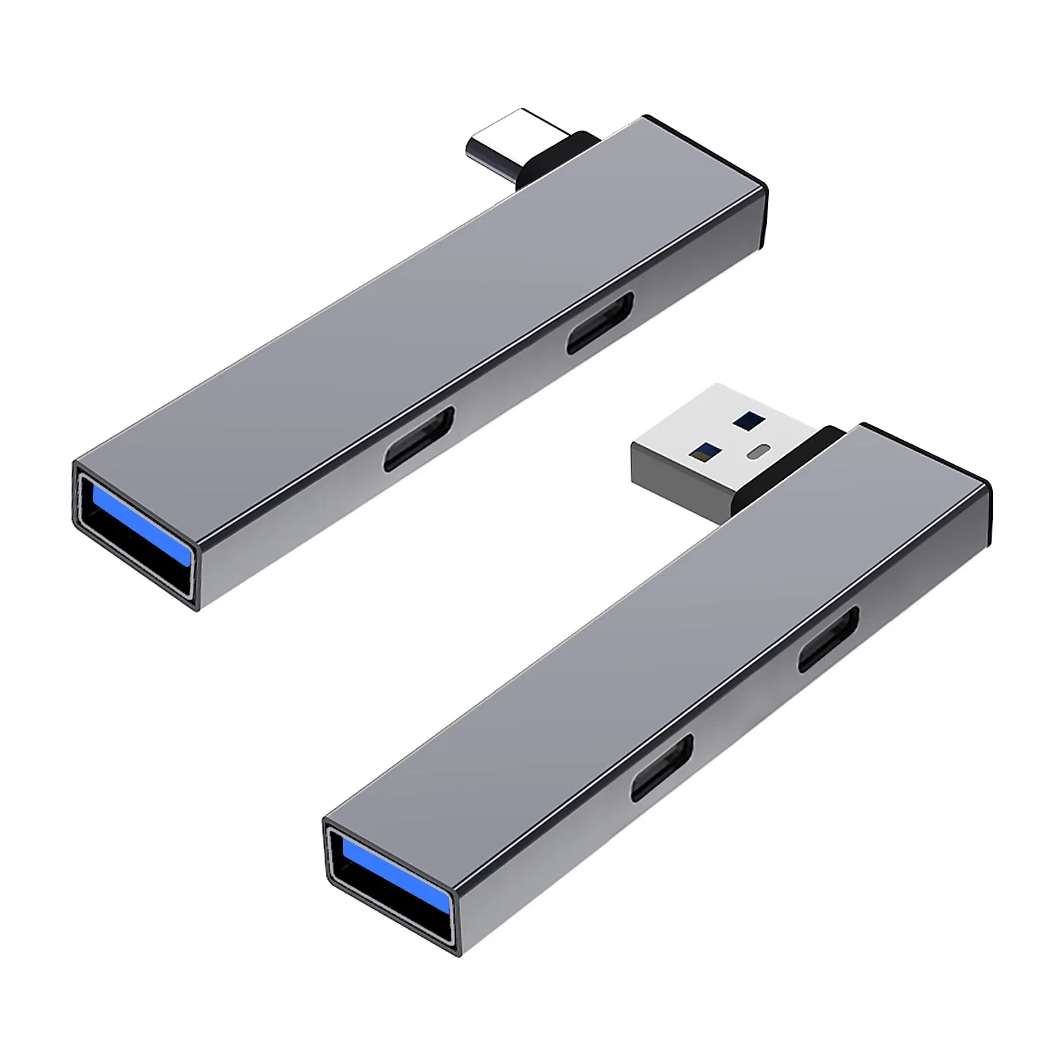 Ultra-Slim 3-Port High-Speed USB Hub and Adapter