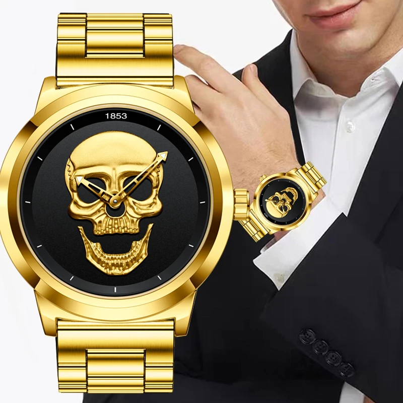 Watches Men Luxury Brand Gold  Brand Quartz Watches Men Gold - Top Brand  Luxury Men - Aliexpress