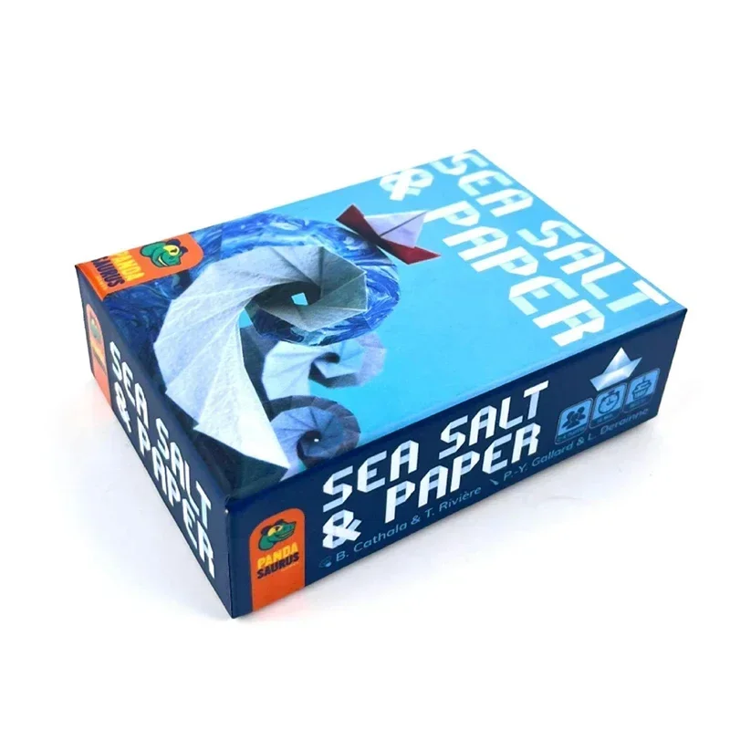 Sea Salt & Paper Strategy Bluff Party Board Game 2-4 Player Family Fun with Hilarious Card Battles & Coastal Themed Tactics