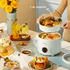 2.0L Electric Rice Cooker Cooking Pot Mini Multicooker Lunch Box Rice Cookers Hotpot Non-stick Electric Skillet Food Steamer 2