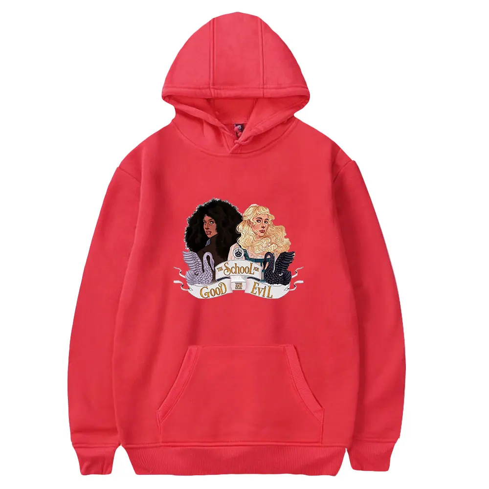 The School for Good and Evil Movie Hoodie Long Sleeve Women Men Sweatshirt Harajuku Streetwear Casual Style Clothes