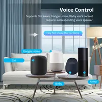 Zemismart Matter WiFi Smart Electric Curtain Motor with Sliding Track, Works with Alexa Google Home Apple HomeKit Tuya App - Image 2