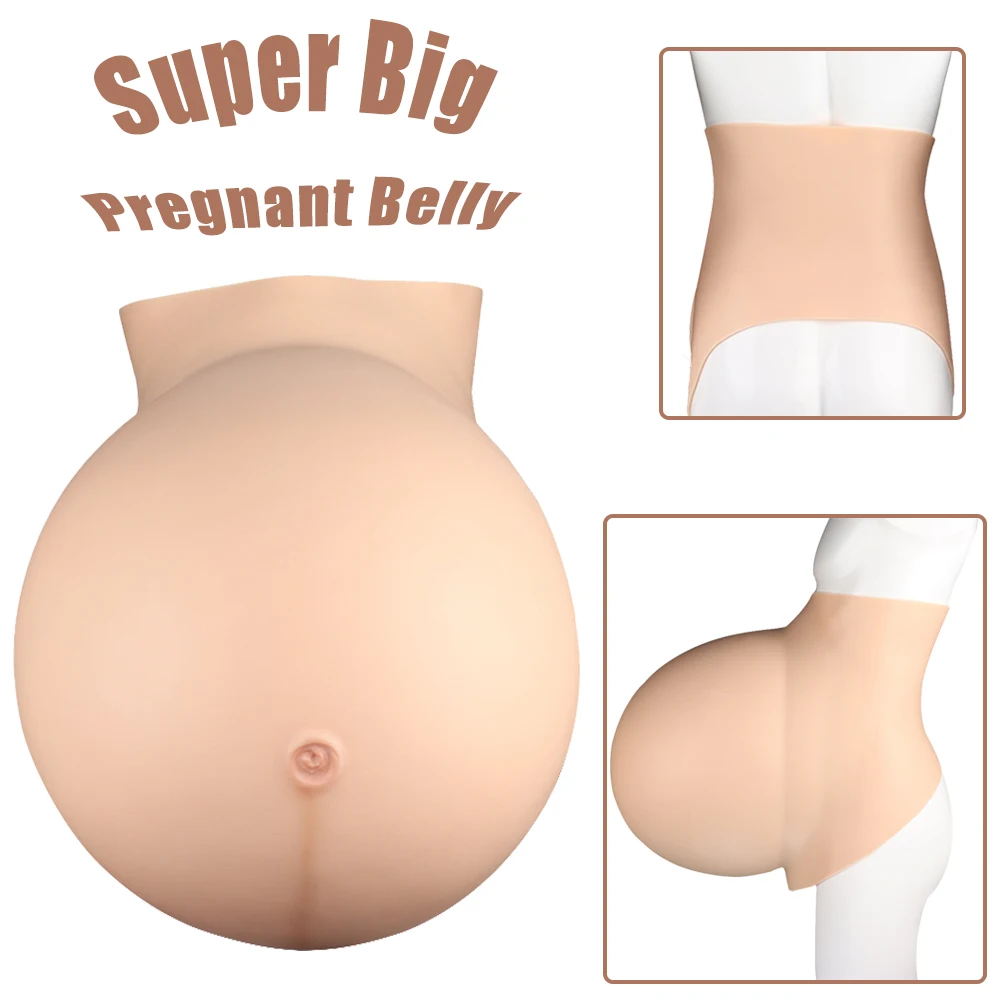 Dokier-vientre falso de silicona realista, vientre de embarazo, vientre de  bebé, prótesis de silicona, barriga, Crossdresser, Cosplay