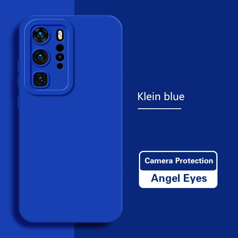 Luxurious Soft Matte Liquid Silicone Case for Huawei - Angel Eyes Design