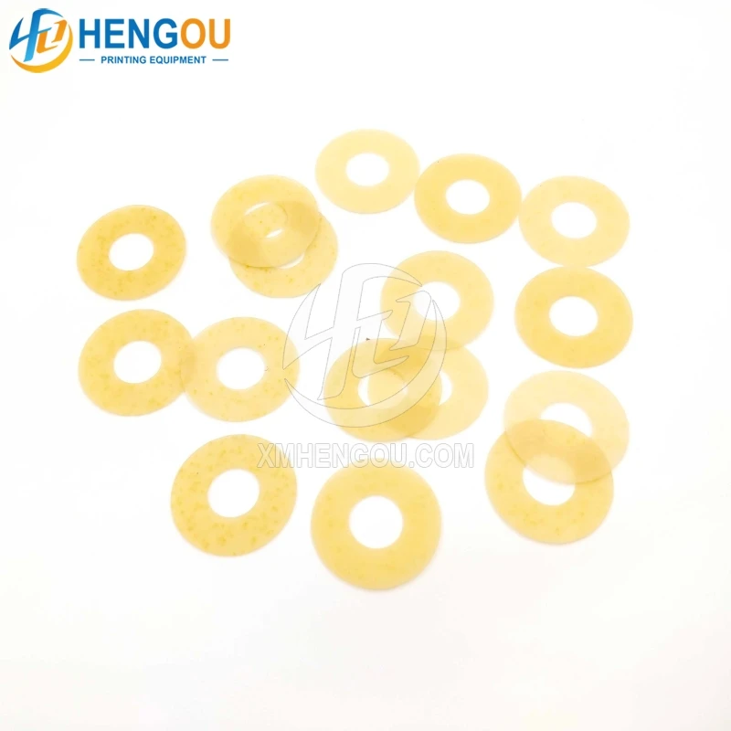 cartridge chip 30 Pieces 38x13x1mm Yellow Rubber sucker 66.028.406/C and 30 Pieces 30x13x0.5mm Rubber sucker spare parts for offet machine canon printer roller