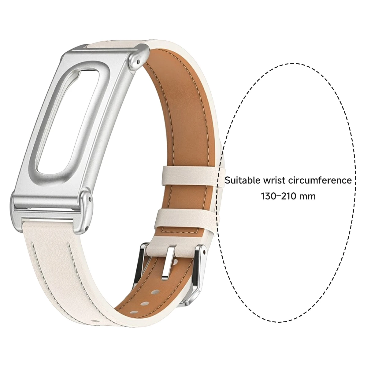 Durable Metal Protective Case with Breathable Microfiber Leather Band - Quick Release Wristband