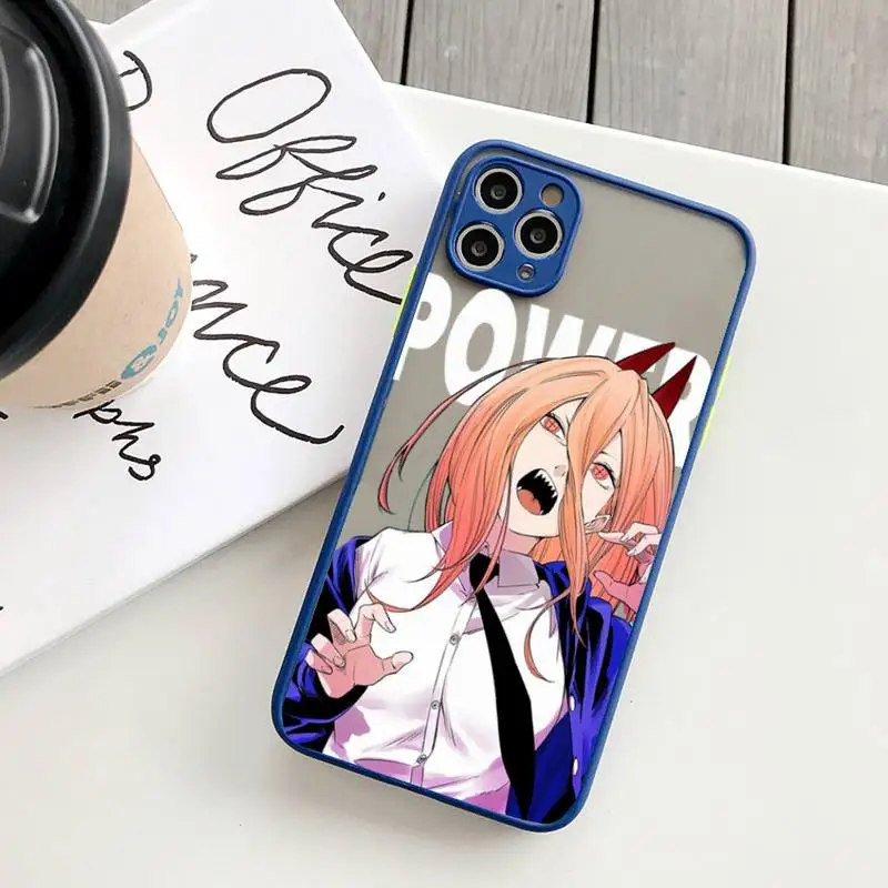 Chainsaw Man anime manga Phone Case matte transparent For iphone